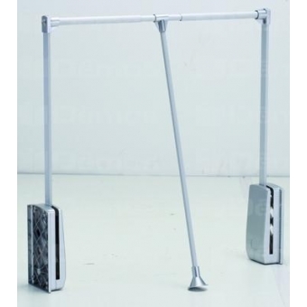Ruhalift 89-125 cm ezüst-alumínium